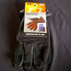 247Life Touchscreen Black Work Gloves Size XL,NWT Still in Package.